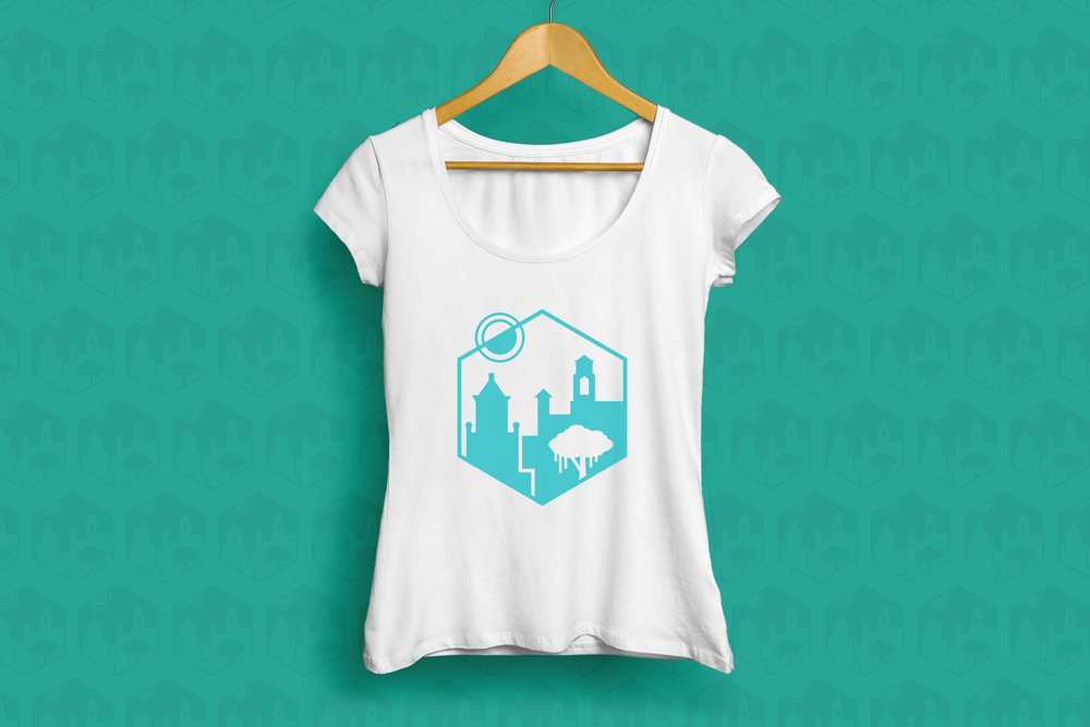 Preserve the Burg: Non-Profit Logo Design on T-Shirt